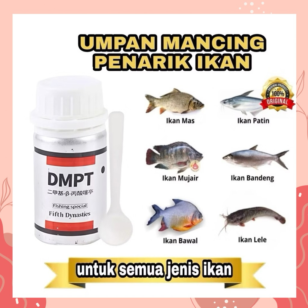 ORIGINAL DMPT CAIR STIMULANT PENARIK IKAN UMPAN ADIKTIF UMPAN PANCING BUBUK