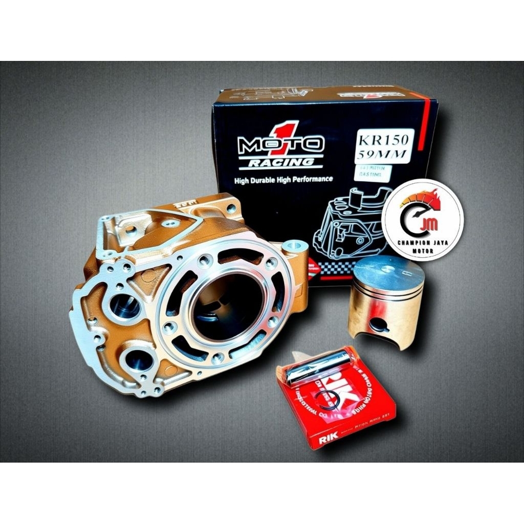 BLOK SEHER MOTO1 RACING NINJA 150 R RR SS 59MM BLOK SEHER NINJA 150 ORIGINAL MOTO 1 RACING