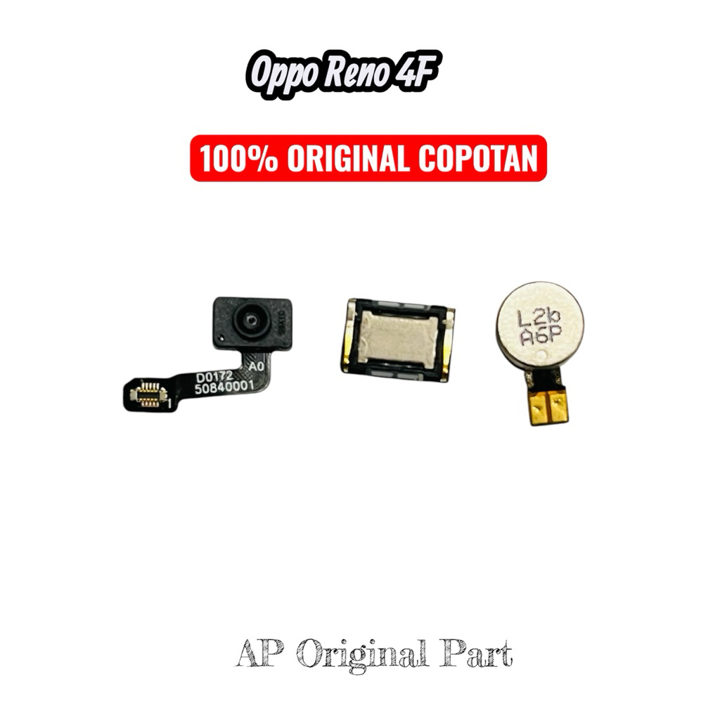 fingerprint layar/sidik jari layar Oppo Reno 4F,Buzzer Speker nelfon,Vibred getar Oppo Reno 4F origi