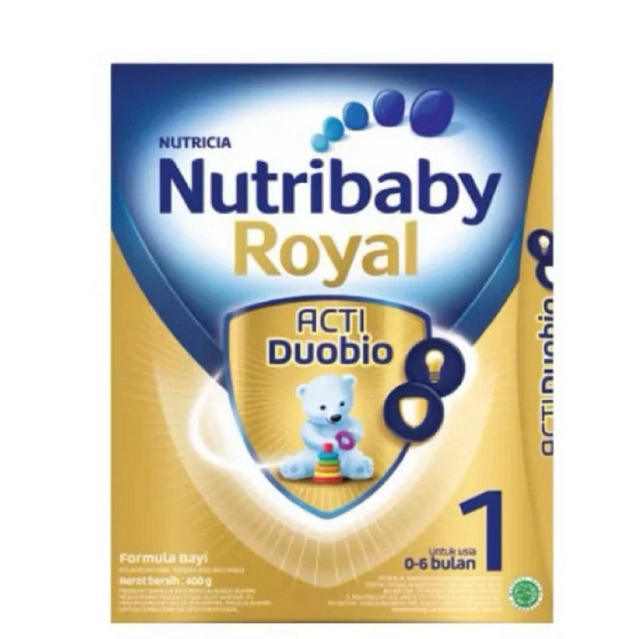 Nutribaby Royal Actiduobio tahap 1 susu formula 0-6 bulan susu bayi 400gr