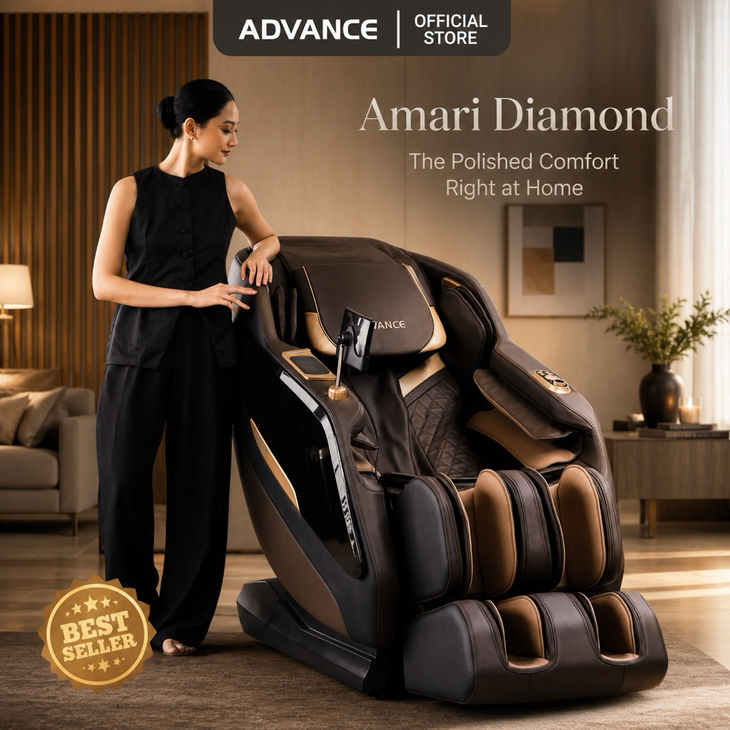 ADVANCE AMARI MAXIMO Kursi Pijat Advance Elektrik Terbaru - Kursi Pijat Refleksi - Kursi Pijat Terap