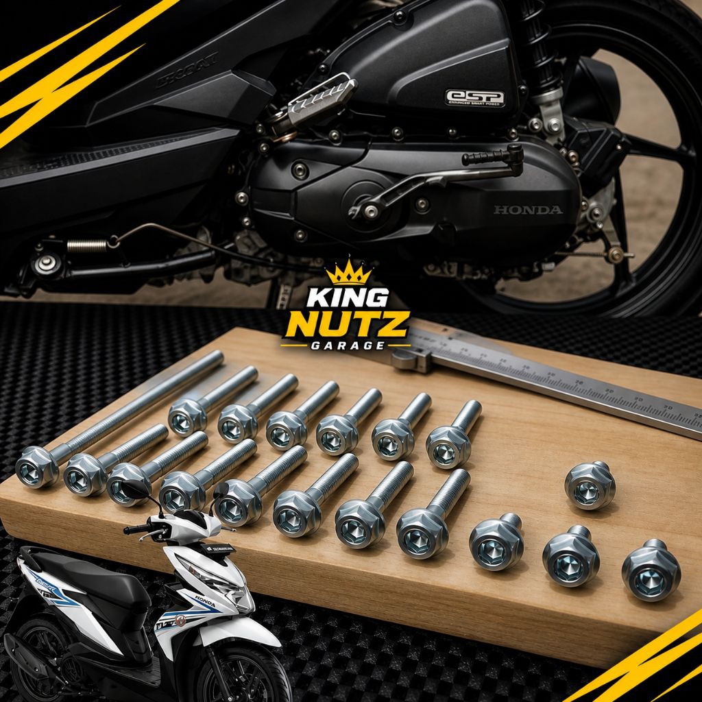 Baut Blok CVT Honda Beat ESP (Mode Dua kunci) 2012-2019