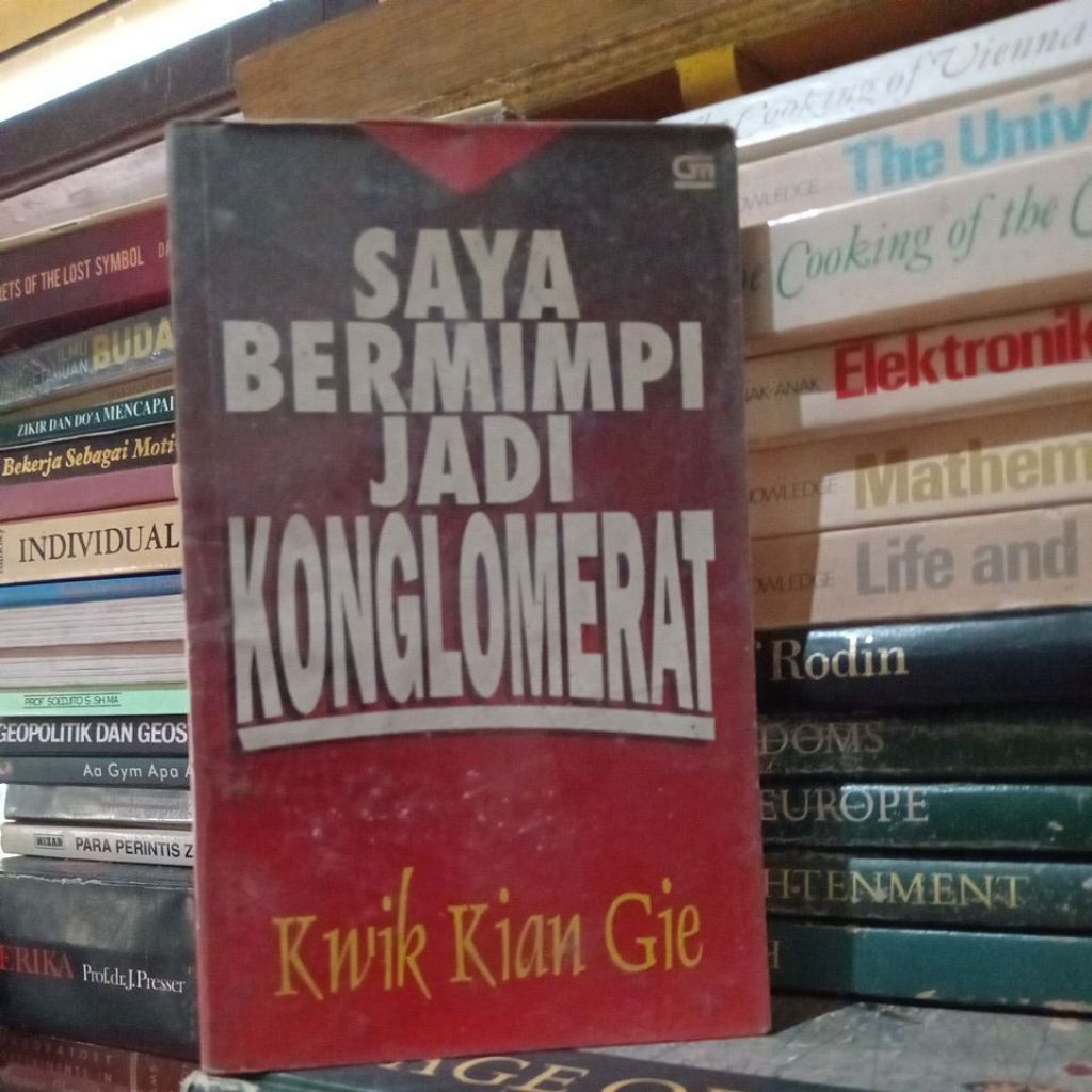 buku saya bermimpi jadi konglomerat#rak atas