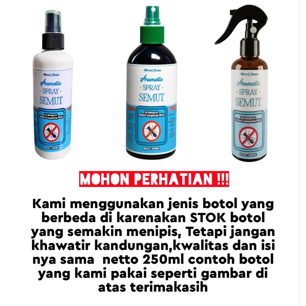 ANTI SEMUT - AMPUH MENGUSIR SEMUT - ANTI SEMUT - PENGUSIR  SEMUT ISI 250ML