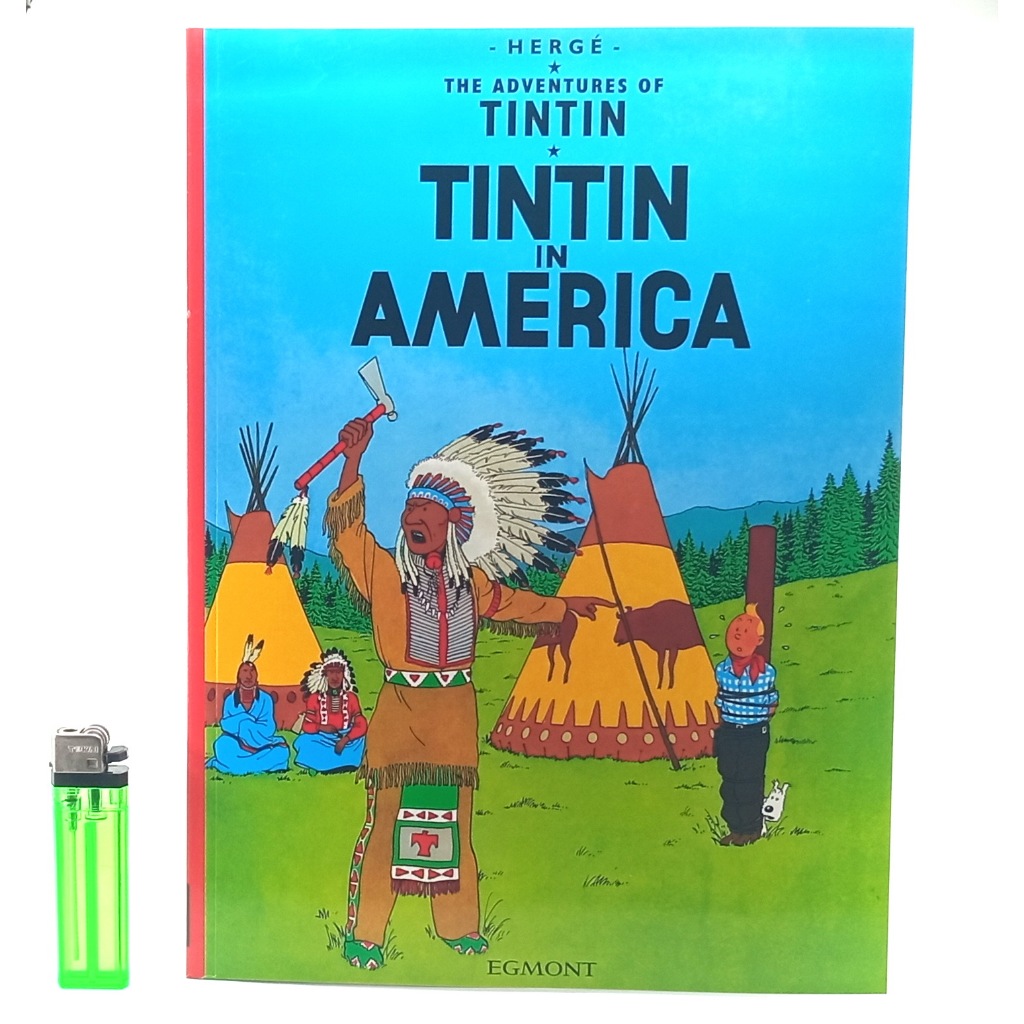 Komik Egmont Tintin In America Tintin Di Amerika Format Lebar Bahasa Inggris Original