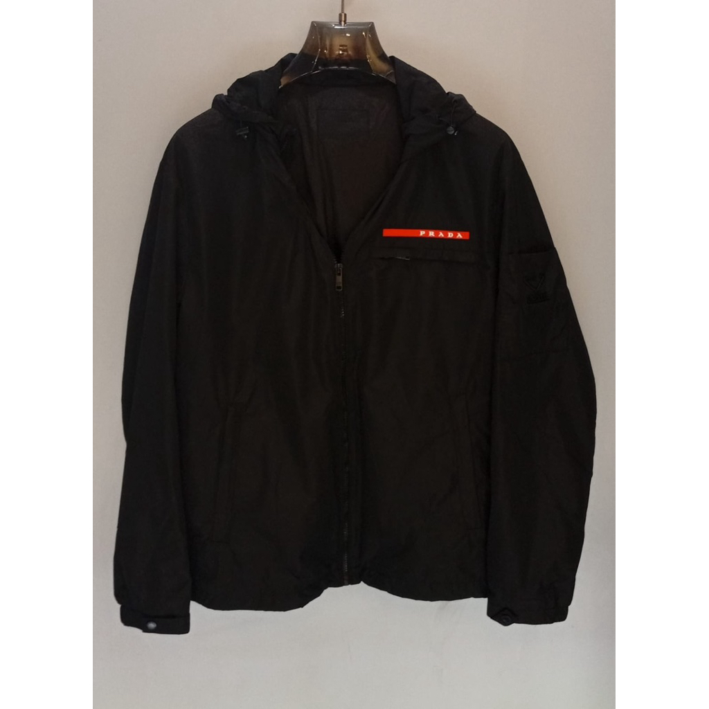 PRD WINDBREAKER NYLON JACKET BLACK