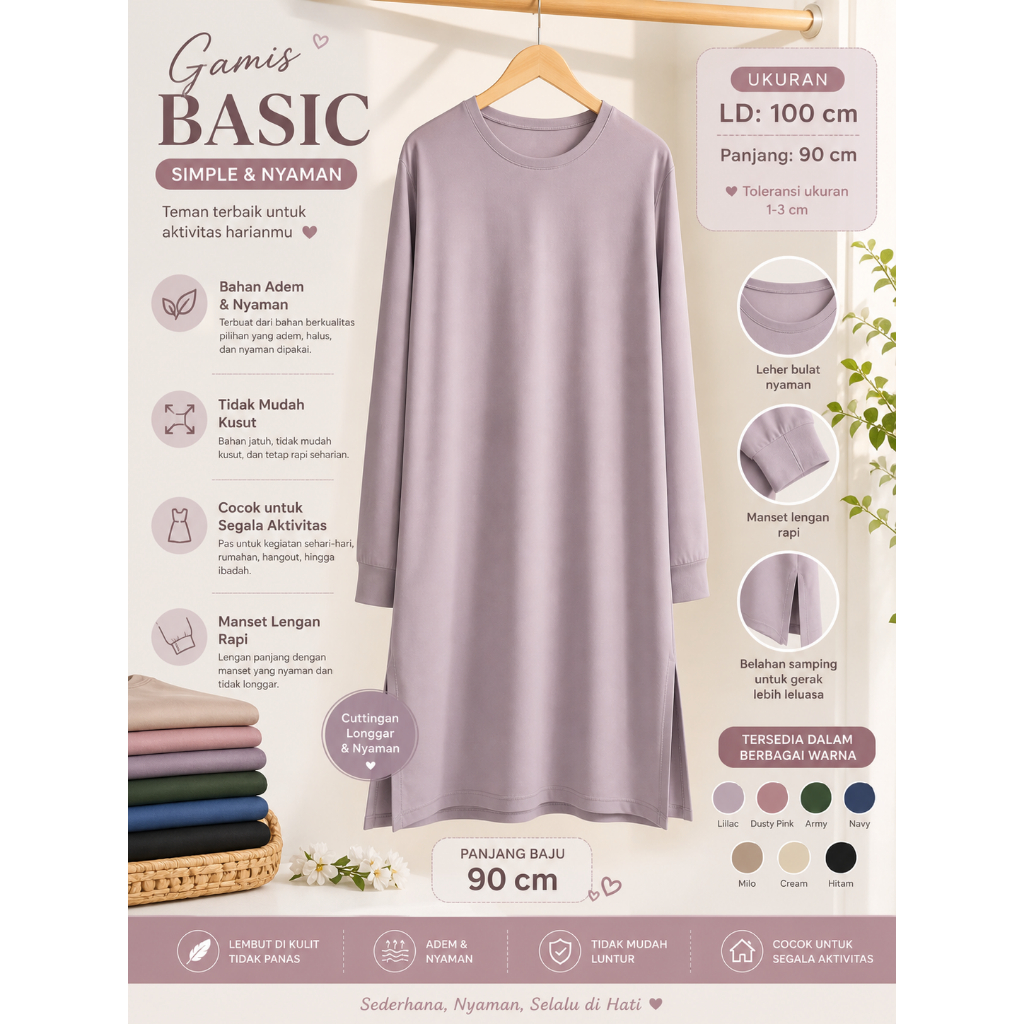 PL Tunik Kaos Cantik