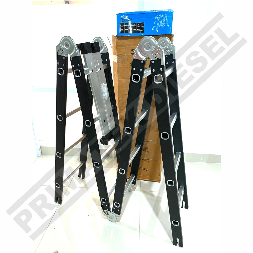 Tangga Lipat Multifungsi Aluminium 6.8 Meter 4x6 MOLLAR / Aluminium Multipurpose Ladder Tangga Alumi