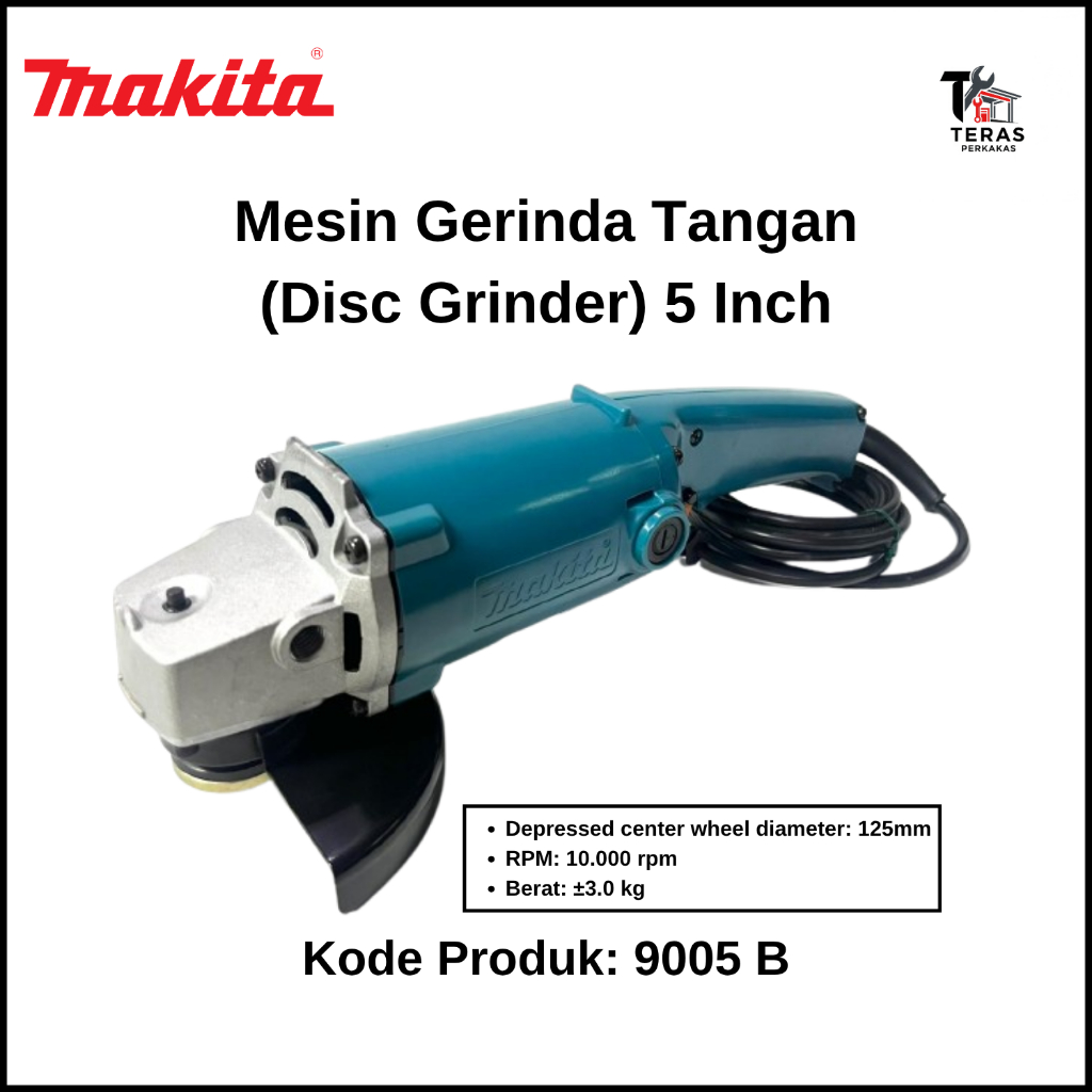 MAKITA Mesin Gerinda Tangan (Disc Grinder) 5 Inch Makita 9005 B / 9005B