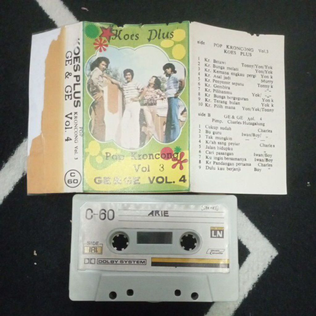 Kaset Koes Plus Keroncong vol 3