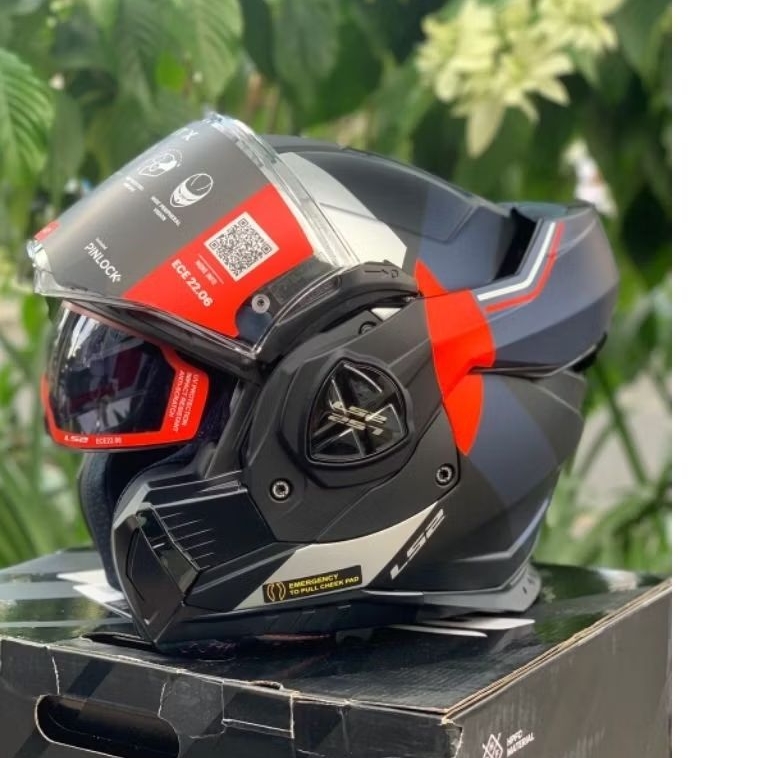 HELM LS2 FF901 ADVANT ULTRA MATT BLUE RED MODULAR