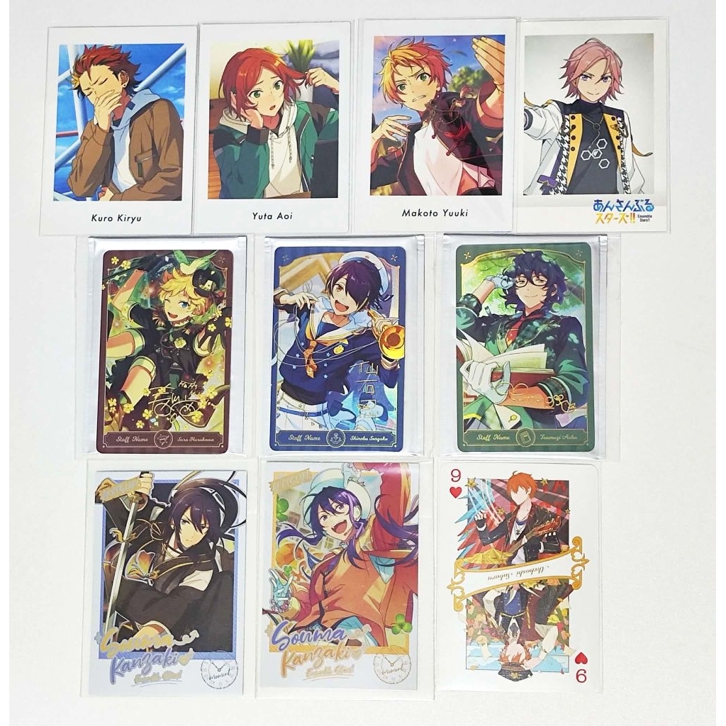 Ensemble Stars Enstars P.A Shots Pashakore Card Tsumugi Shinobu Souma Sora Kohaku Kuro Yuta Makoto
