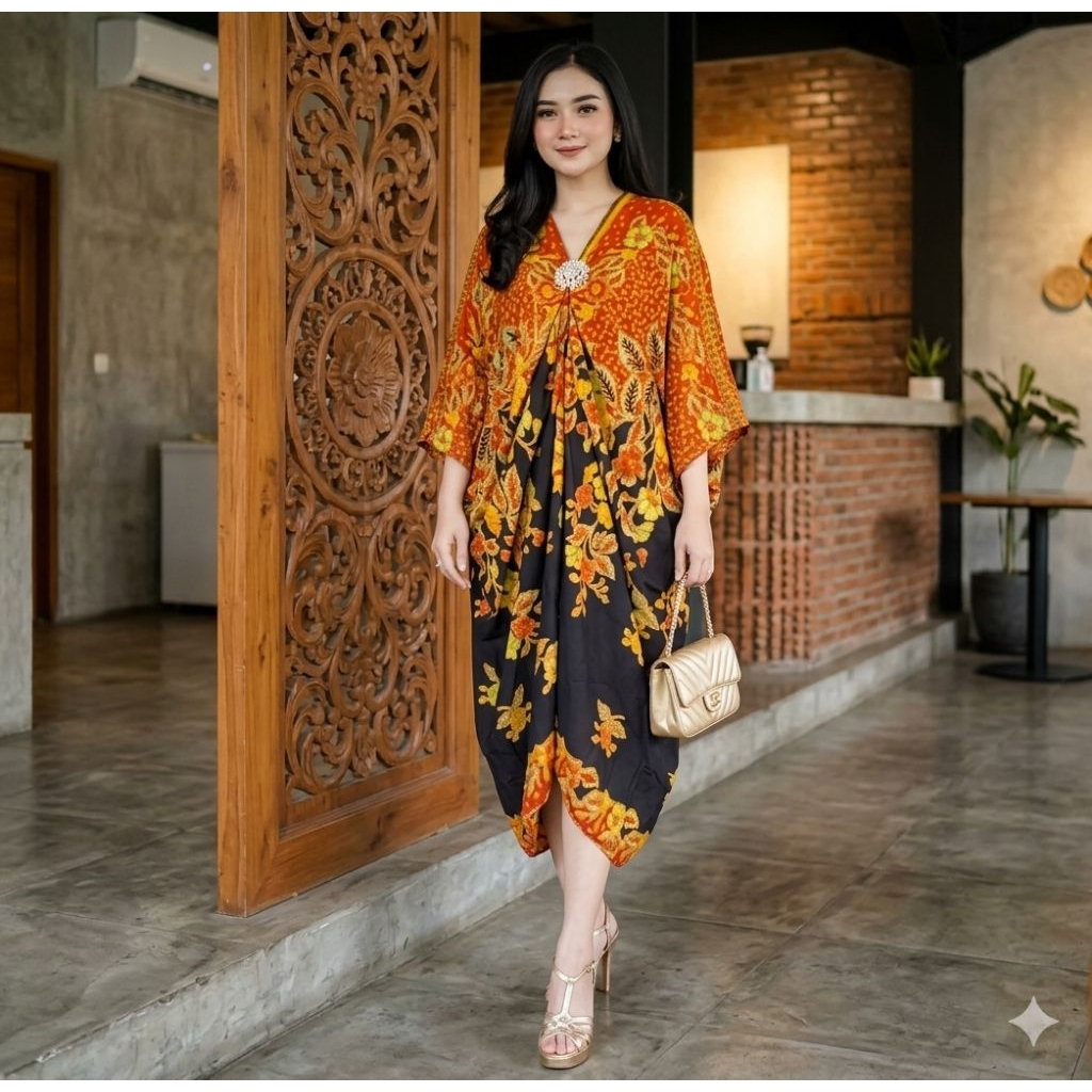 Kaftan Batik Paris Kaftan Kondangan Batik Paris Batik Modern