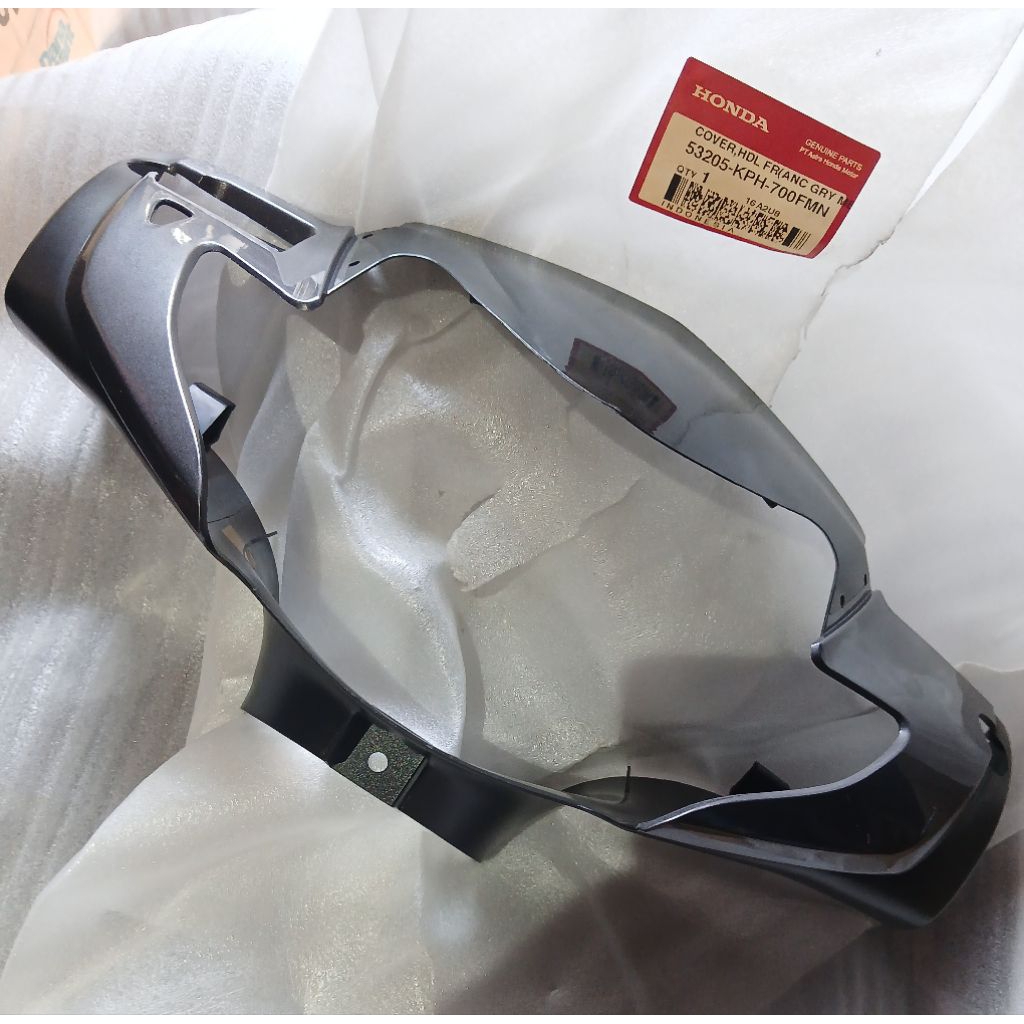 53205 KPH 700FMN BATOK LAMPU DEPAN SUPRA X125 BATMAN VISOR GREY ORIGINAL