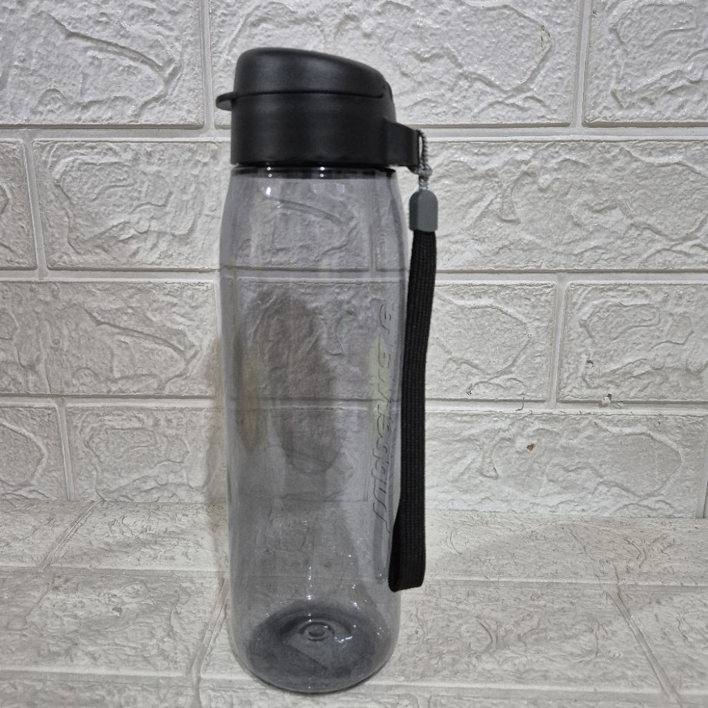 Ecomen TUPPERWARE Botol minum cowok  eco 750ml hitam  eco500ml