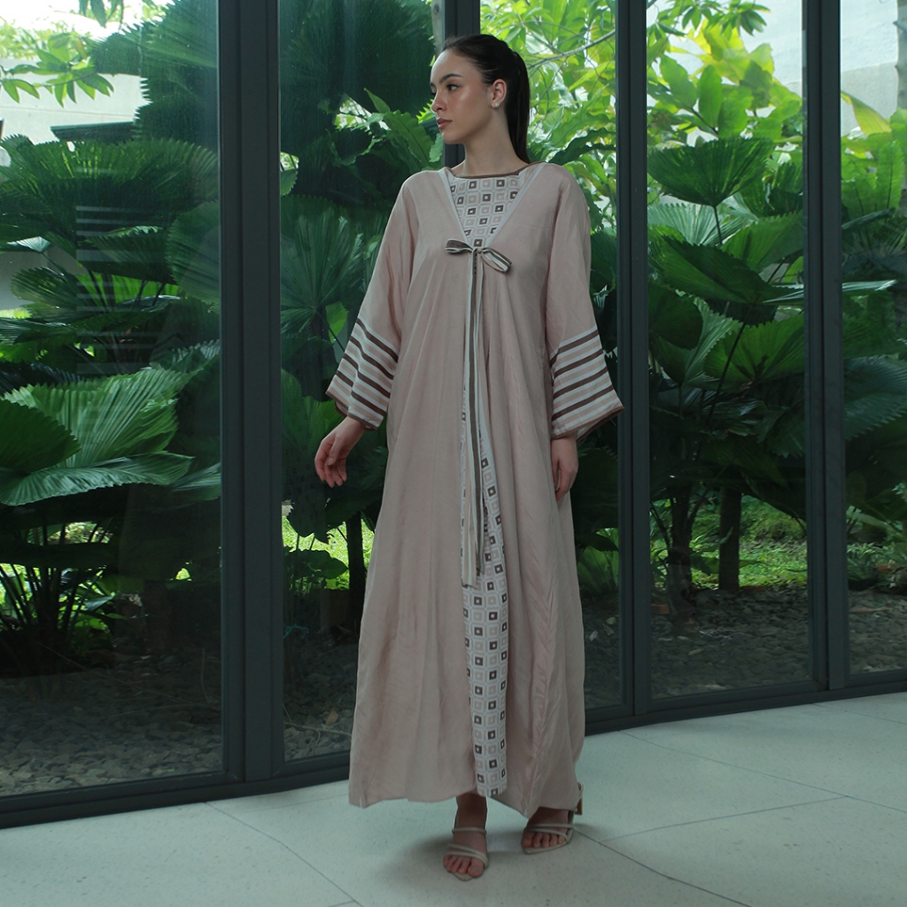Batik Huza - Kaftan Yuvika - Dress Kaftan Batik Wanita