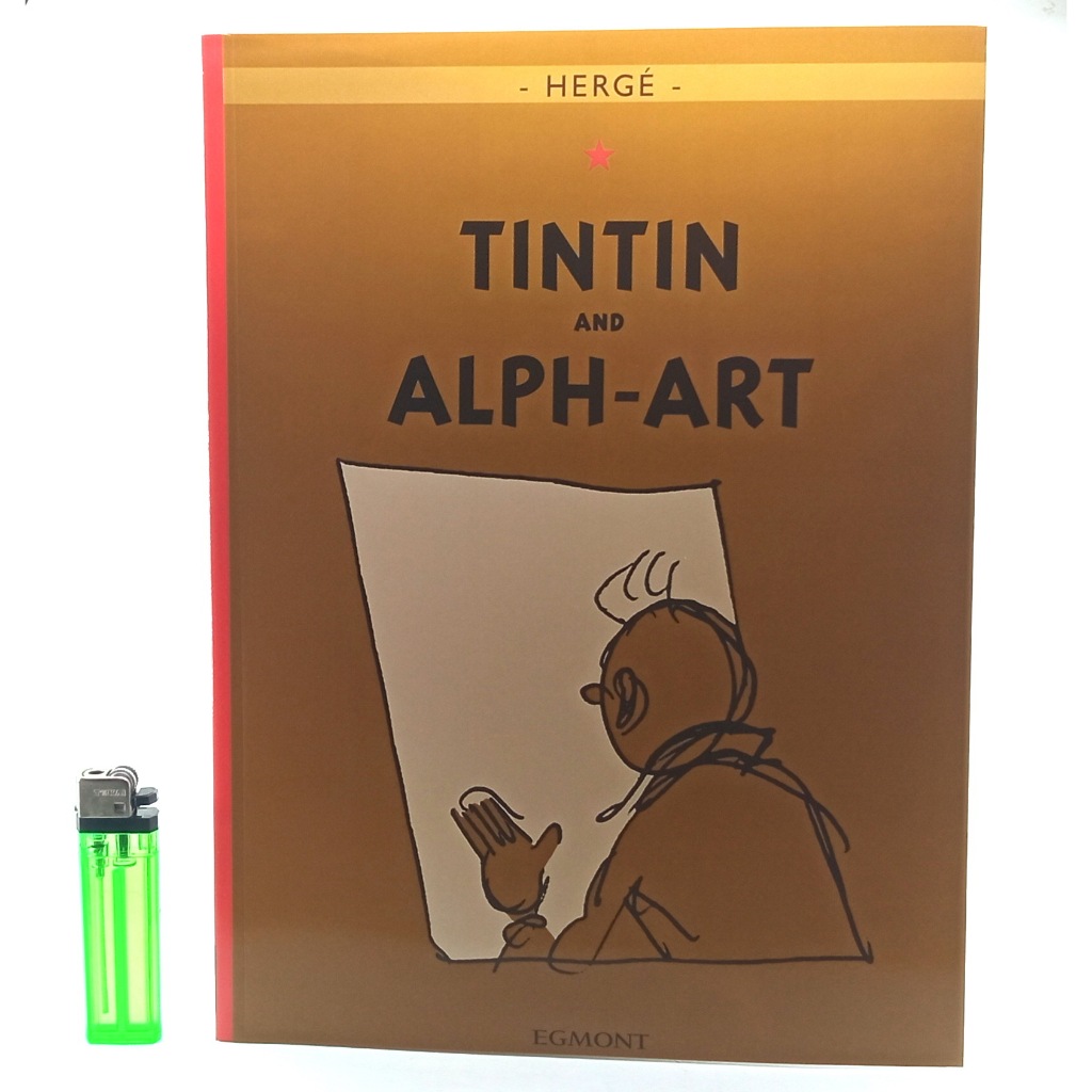 Komik Egmont Tintin And Alph-Art Tintin Dan Alph-Art Format Lebar Bahasa Inggris Original