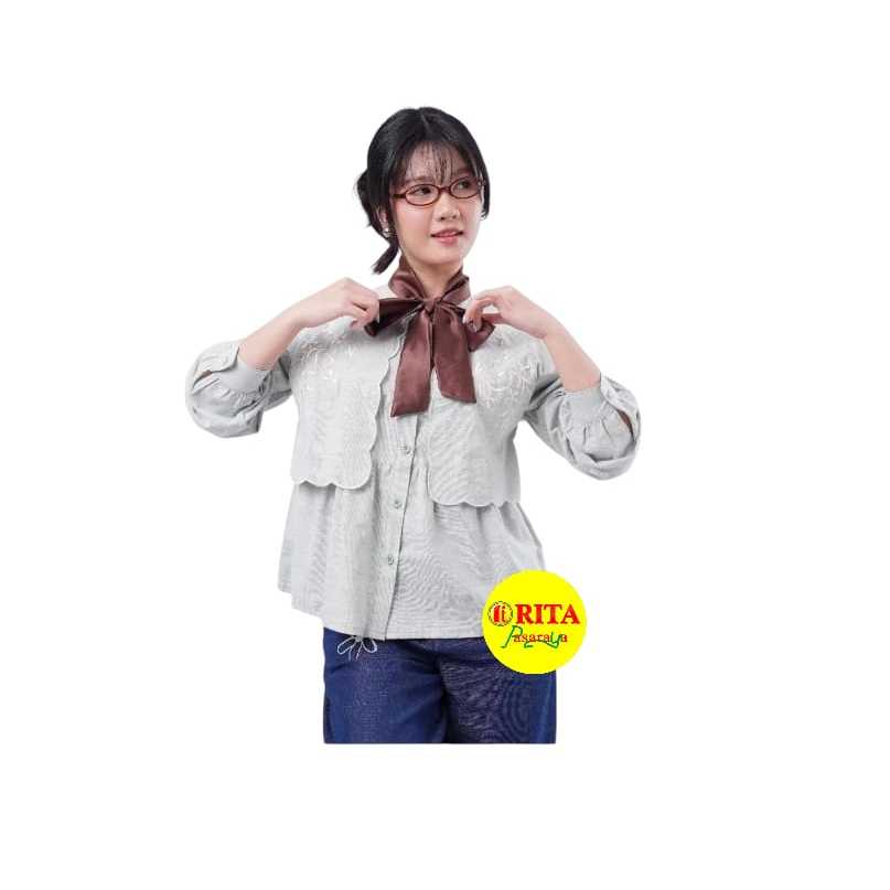Exit Atasan Blouse Katun Wanita