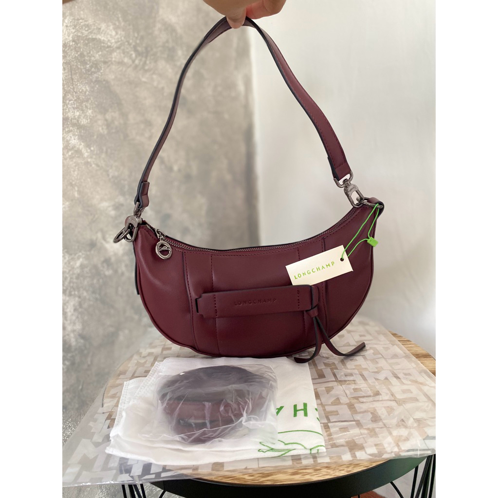 LC sabit maroon cuir (full kulit)