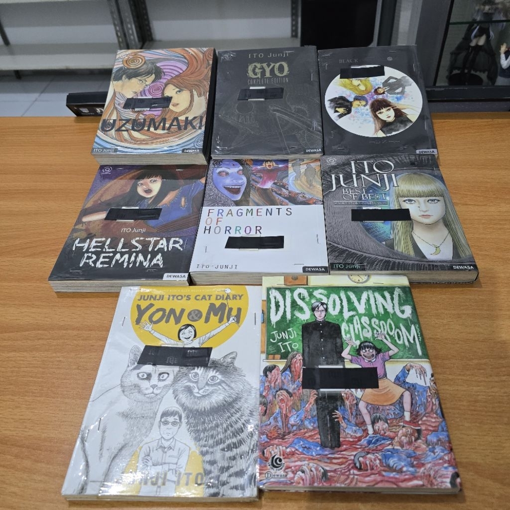 Bundle 8 Komik Horror Ito Junji Preloved