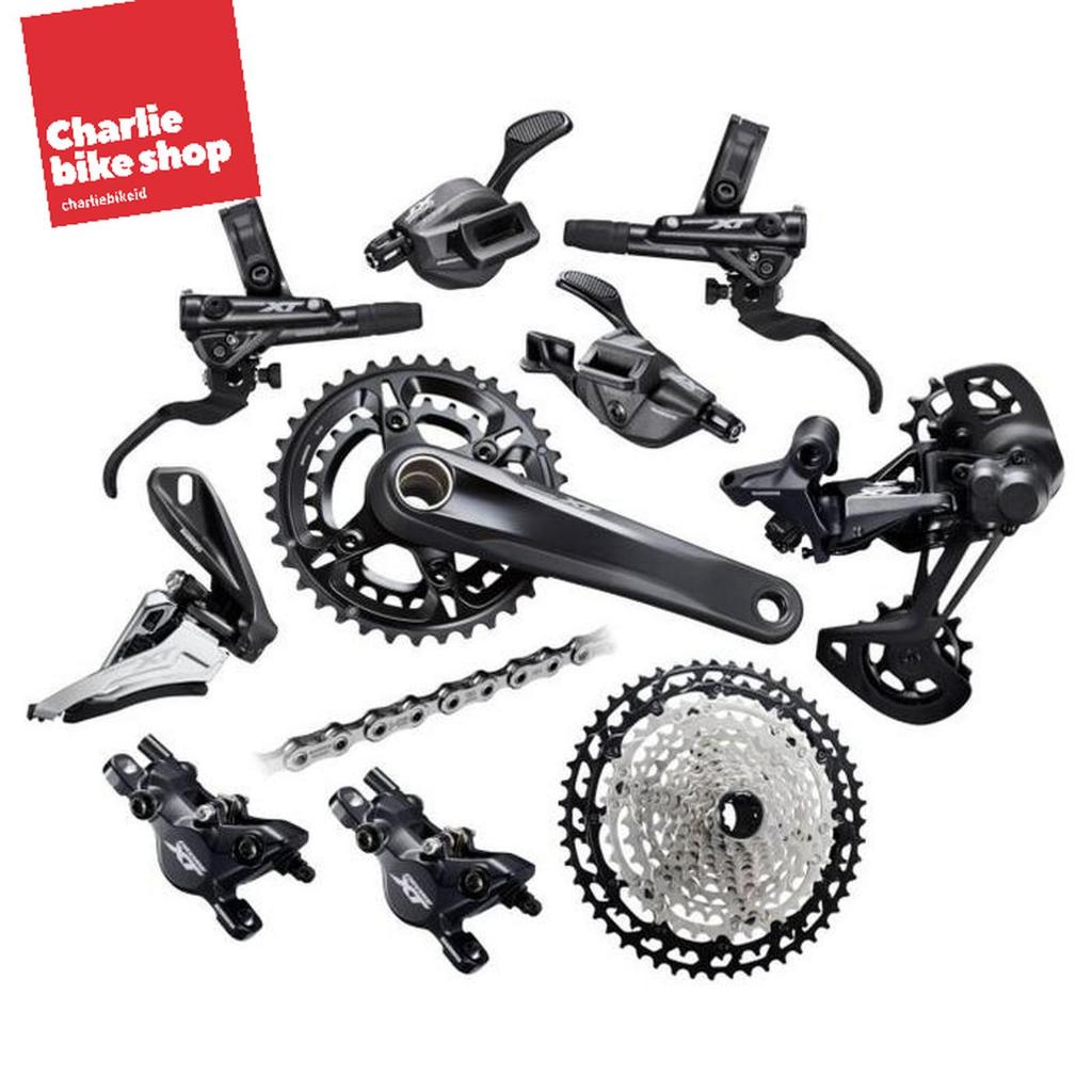Groupset Shimano XT M8100 2x12 Speed 2 Piston - Groupset MTB Gravel
