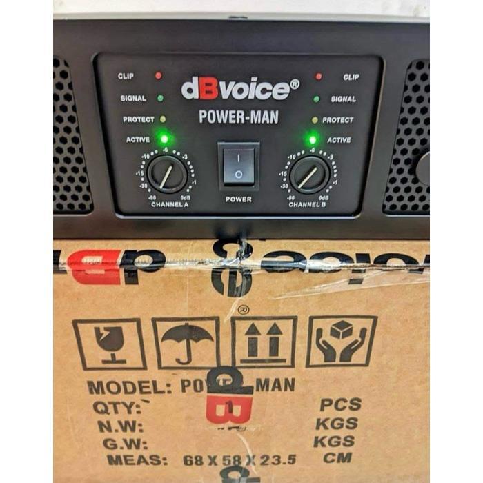 Power Amplifier dB Voice Power Man Original Amplifier dBvoice Class GB PowerMan