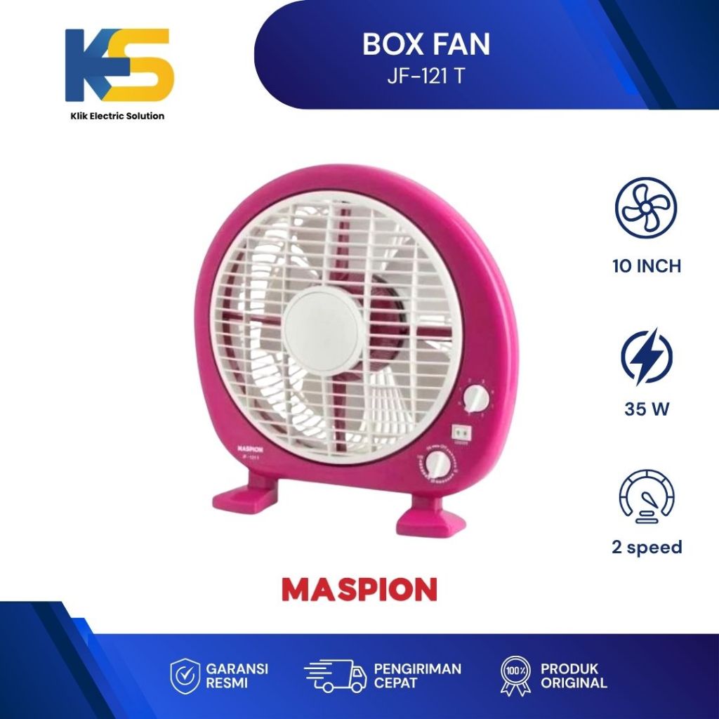 K.E.S - MASPION BOX FAN 10" JF-121 T