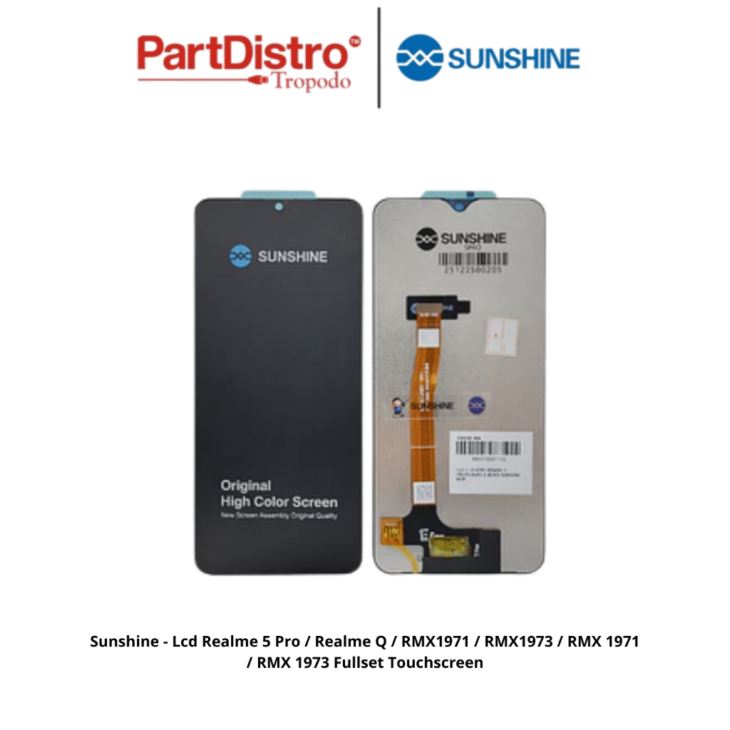 Sunshine - Lcd Realme 5 Pro / Realme Q / RMX1971 / RMX1973 / RMX 1971 / RMX 1973 Fullset Touchscreen