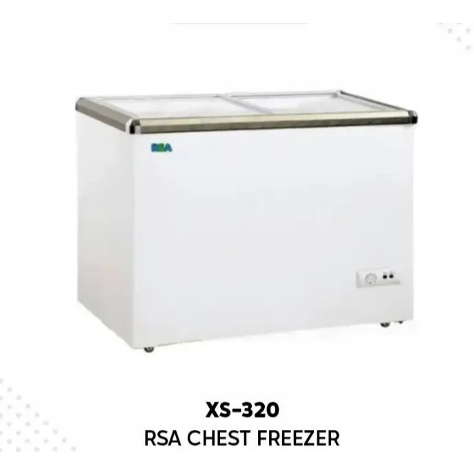 RSA - CHEST FREEZER XS-320 (320 LITER) | FREEZER SLIDING KACA 320L