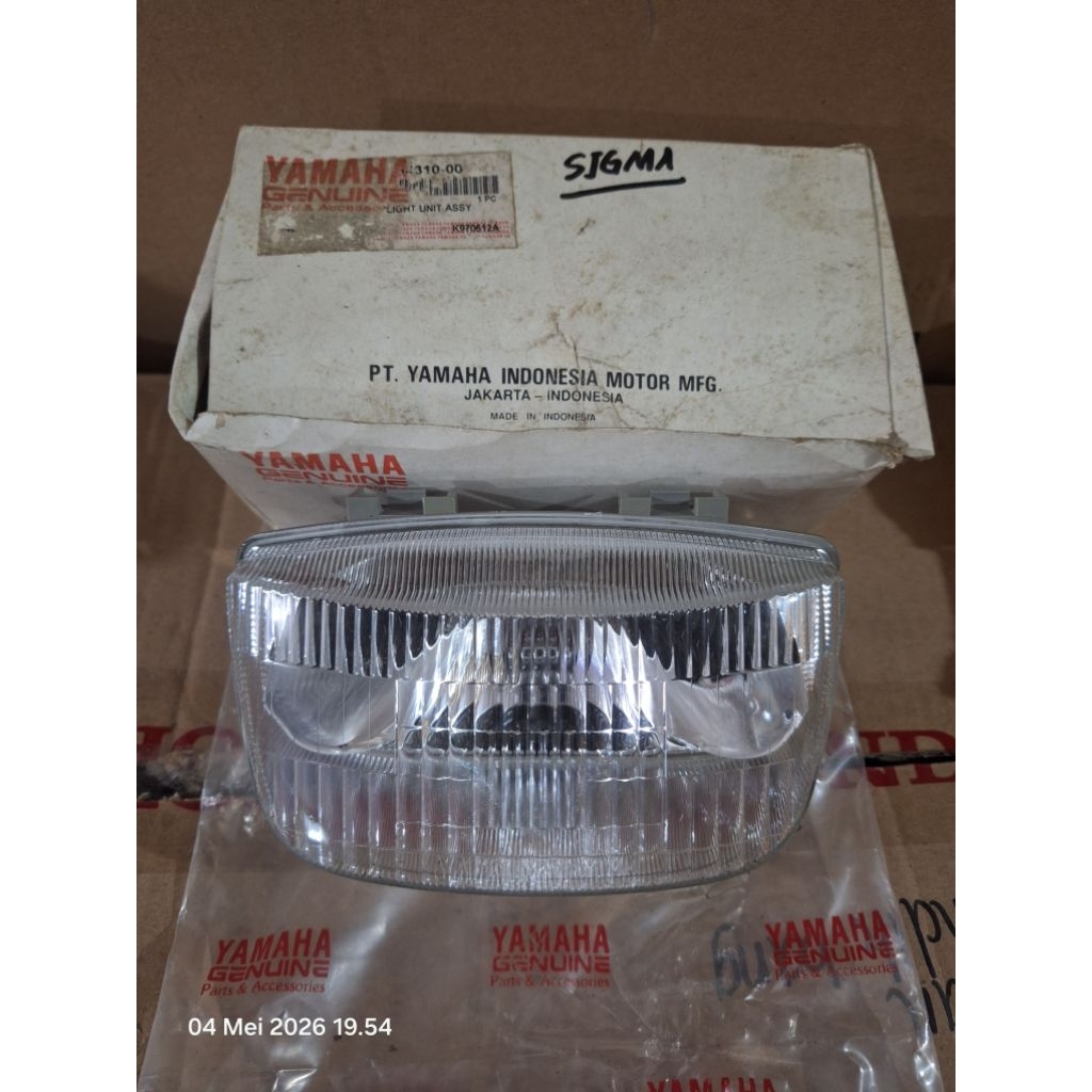 lampu depan headlamp yamaha sigma original yamaha reflektor sigma ori YGP kode 4YY