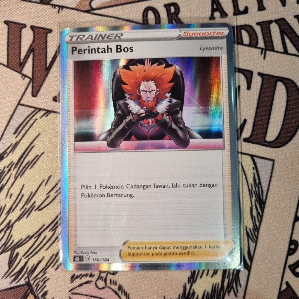 Perintah Bos Lysandre Trainer Pokemon TCG Indo