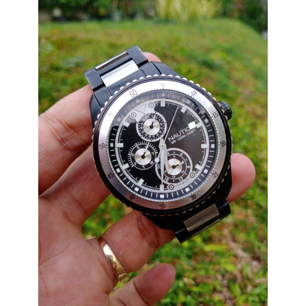 jam tangan Nautica original black