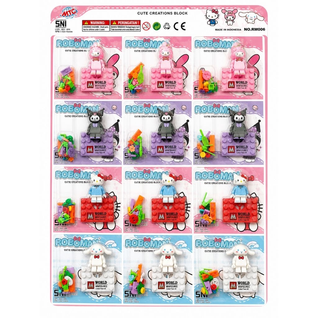 MAINAN ANAK ROBOMAN SANRIO RM006