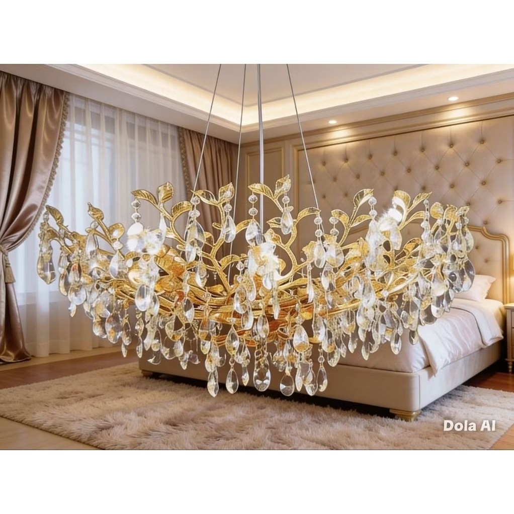 Lampu Gantung Hias Kristal Chandelier Akar/Ranting