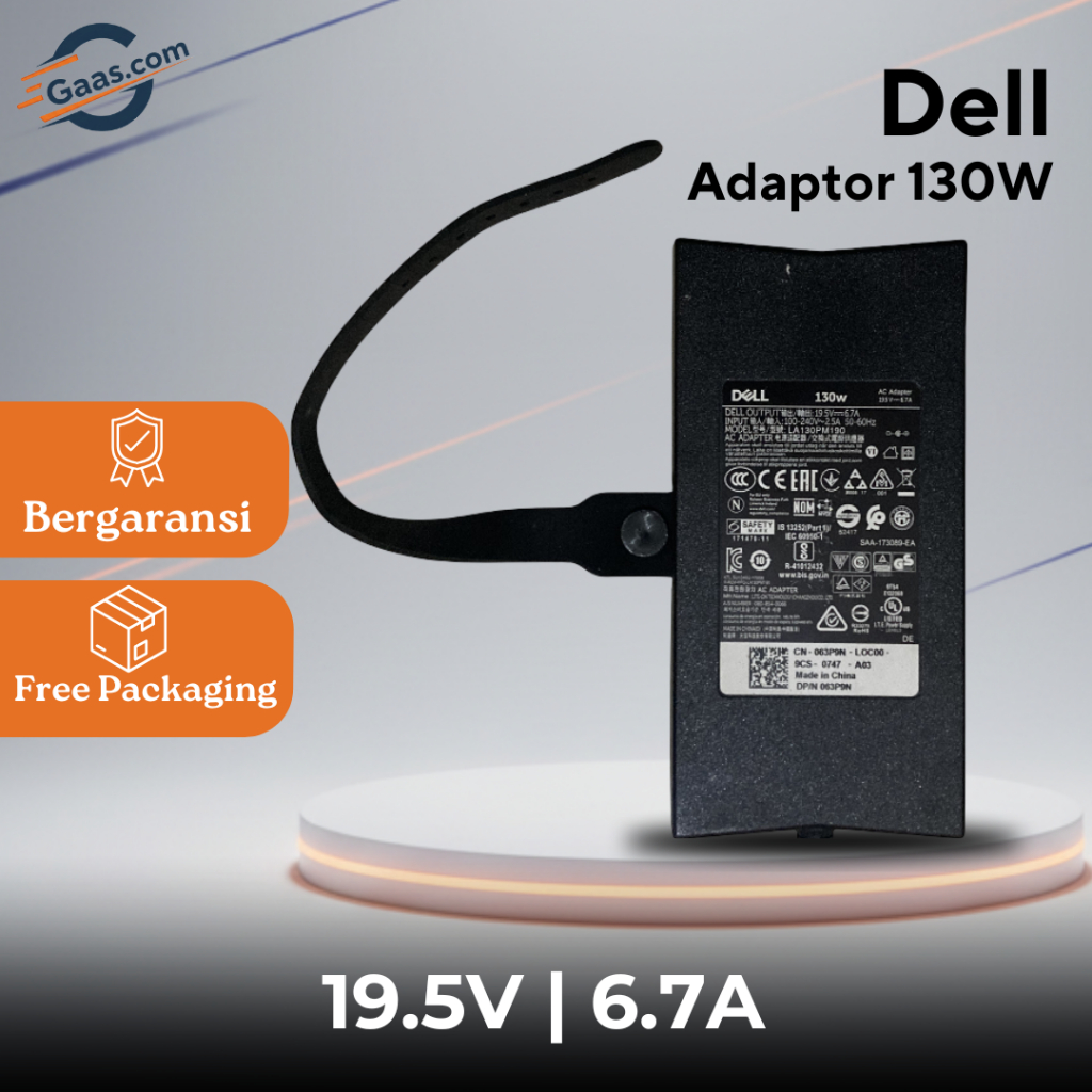Dell Adaptor Original 130W / 180W / 240W – Power Maksimal