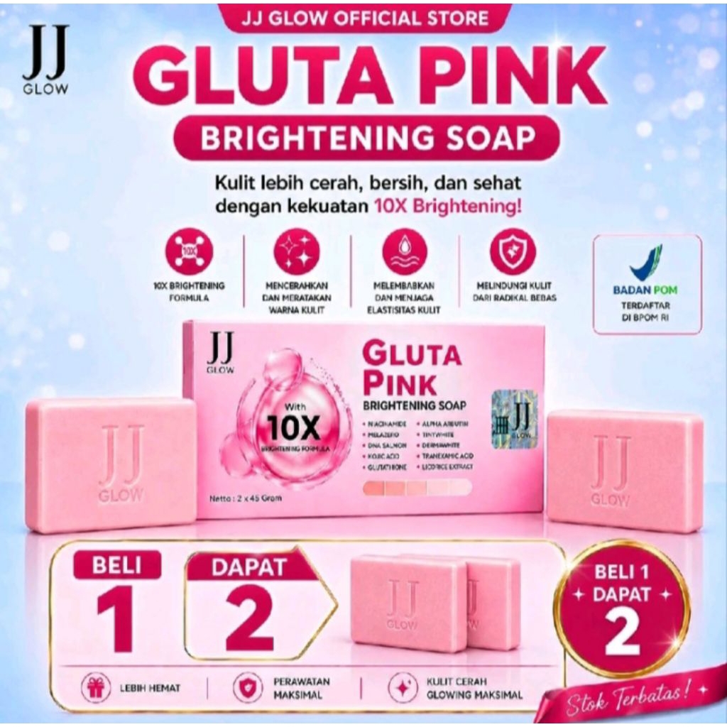 Sabun Gluta Pink JJ Glow