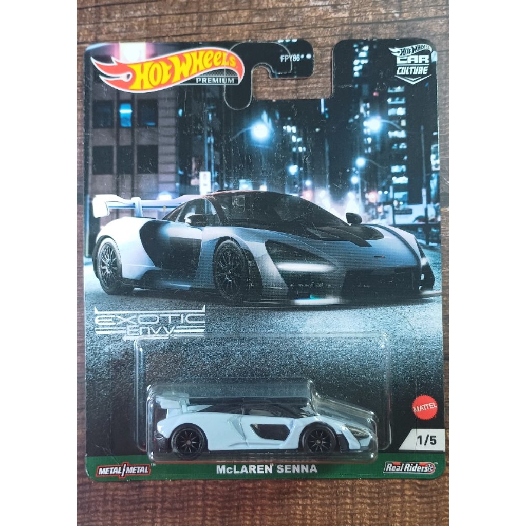 Hot Wheels Premium Exotic Envy Mclaren Senna