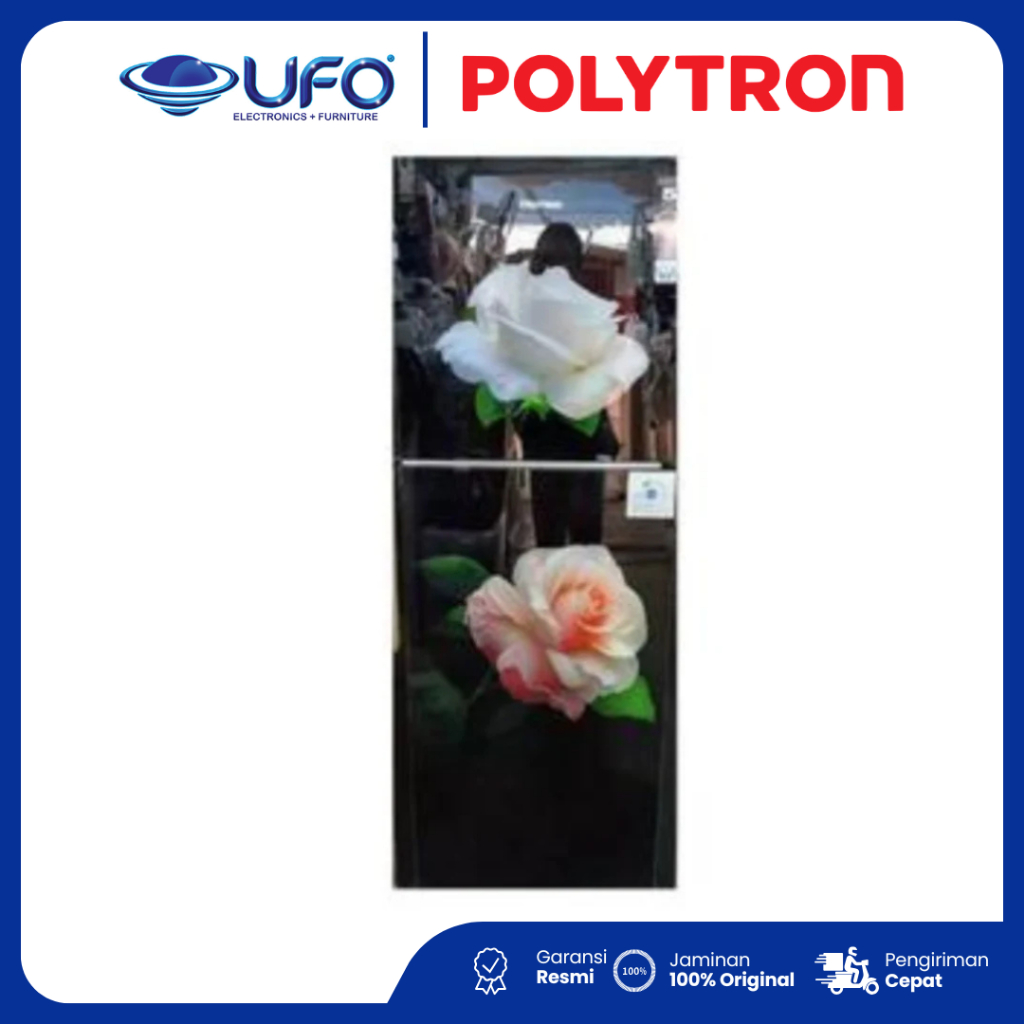 POLYTRON Kulkas 2 Pintu PRM21DRD3 Belleza Varia 210 liter