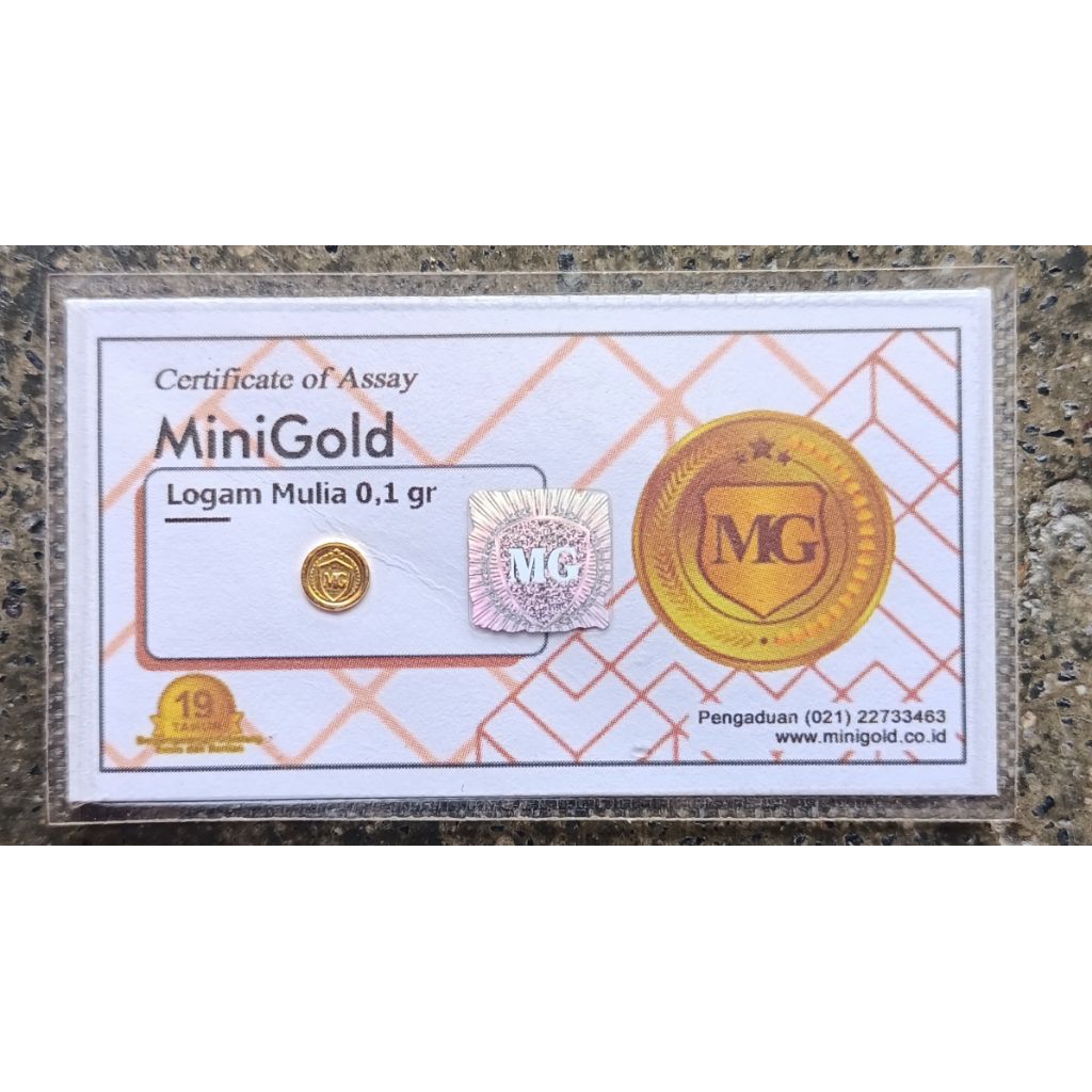 MiniGold 0,1 Gram White Series + Bonus MiniGold 0,025 Gram