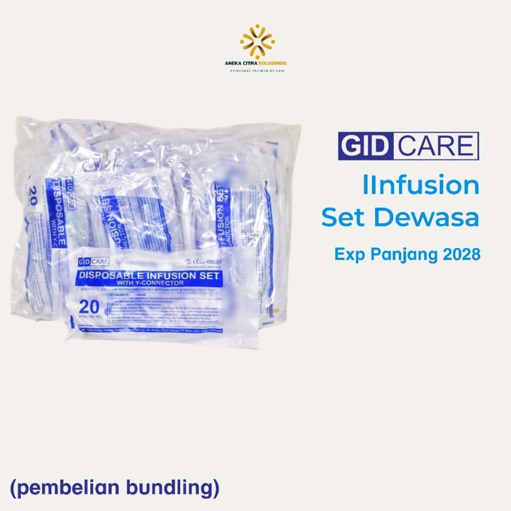 GIDCARE Infusion Set Dewasa Adult (Order Bundling)