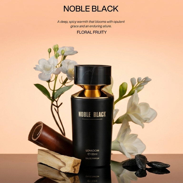 LONKOOM Noble Black  Eau De Perfume 100ml Parfum Pria EDP Tahan Lama Aroma Patchouli Orange Mandarin