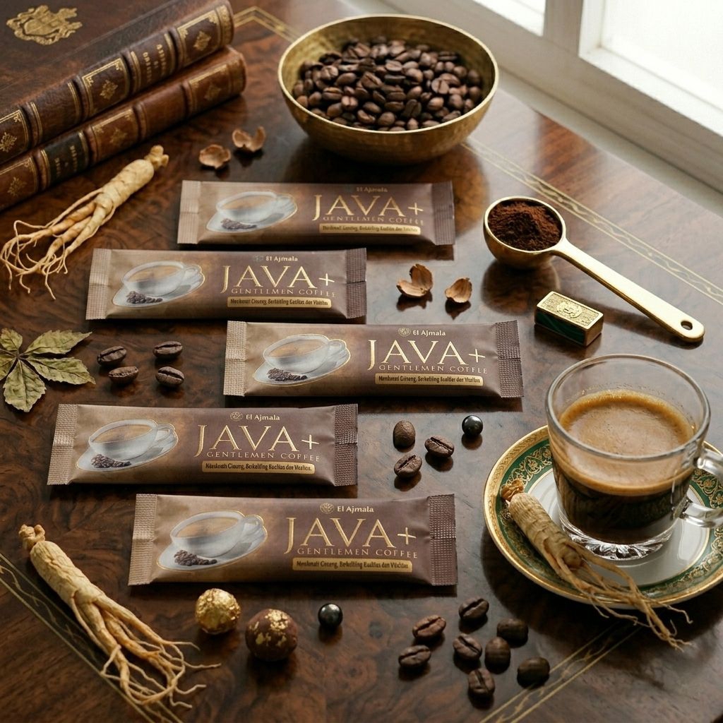 5 SASET Kopi JAVA Plus Kopi Gingseng Alami Asli Paten