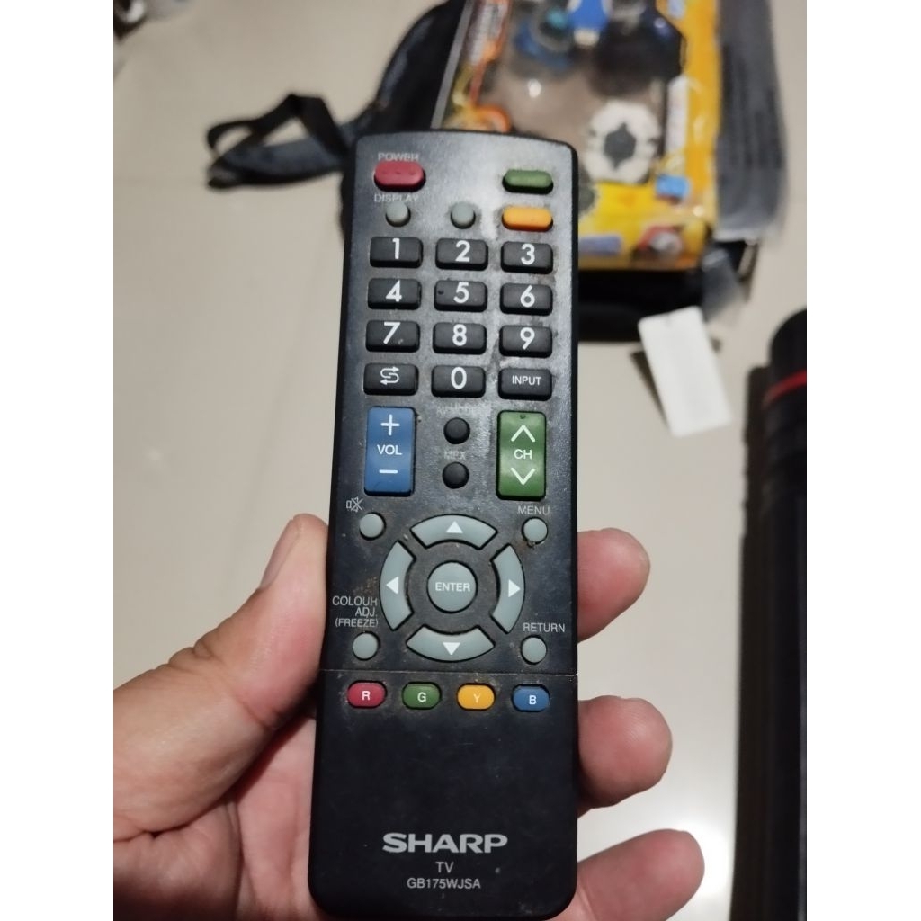 remote tv SHARP GB175WJSA preloved bekas original