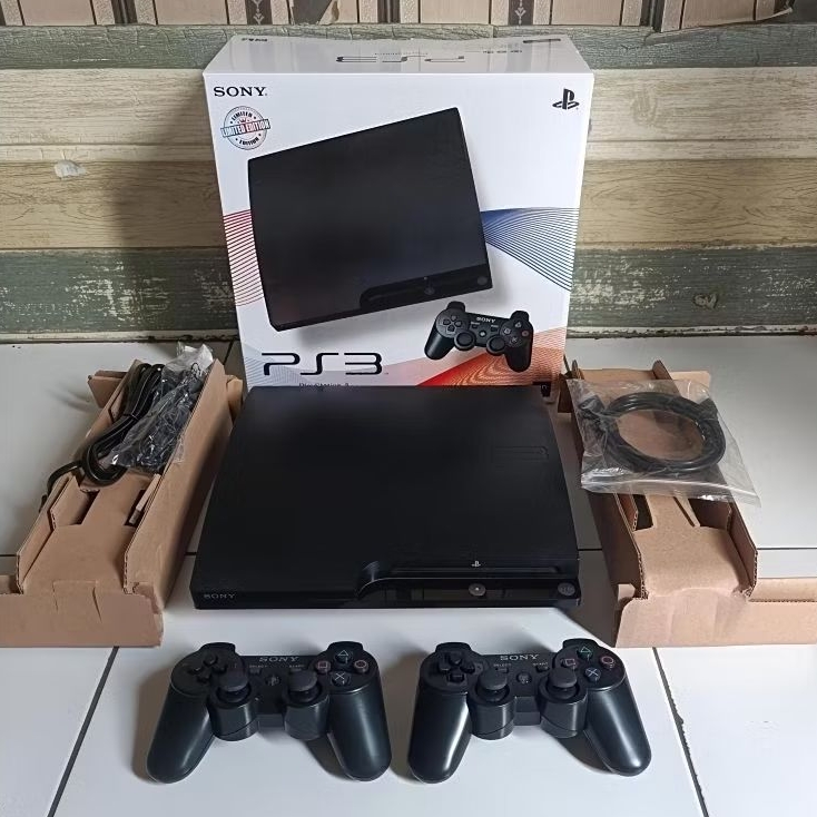 PS3 Slim Seri 25 // Hardisk 500GB