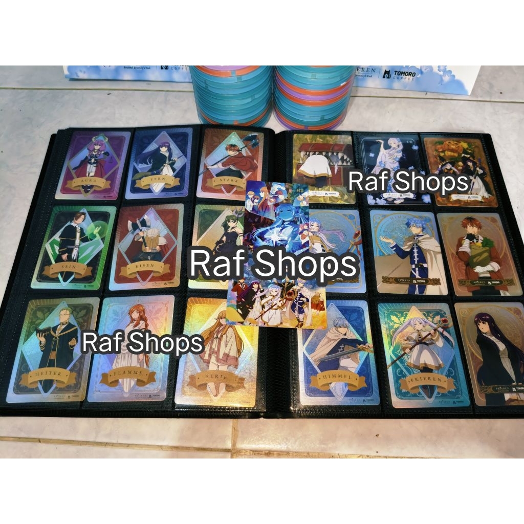 1 Set Kartu Lengkap Photocard Frieren x Tomoro Coffe Official Collab