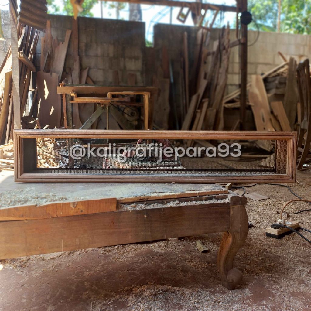 Pesanan Roster Custom Kayu Jati