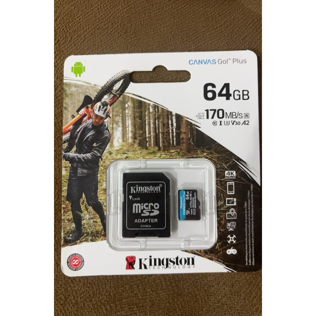Micro SD Kingston Canvas Go Plus 64GB