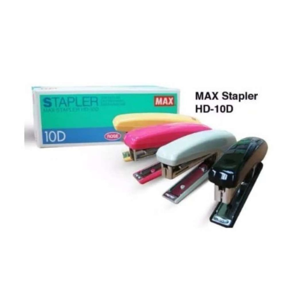 MAX HD-10D (isi no.10) dan HD-50 (isi no.3/24-6) /dua tipe stapler populer dari MAX /Pcs (Satuan)