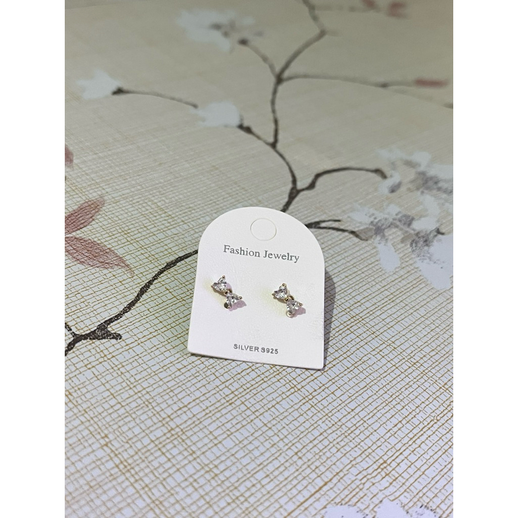 Preloved Anting Giwang Gold Pita Perak S925~~