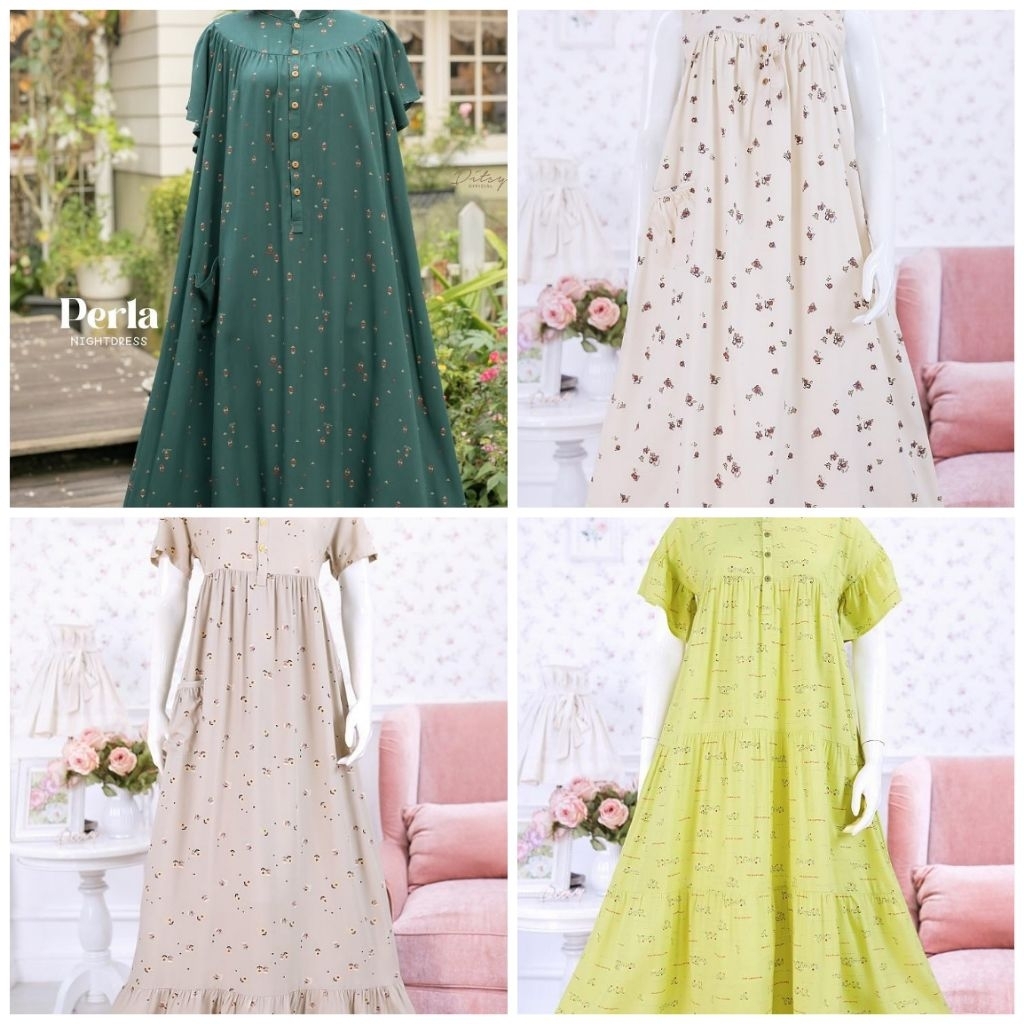 DITSY MEI, perla Nightdress, ivara vintage, nola summer, liriel sleeveless, rysa vintage, chick Sage